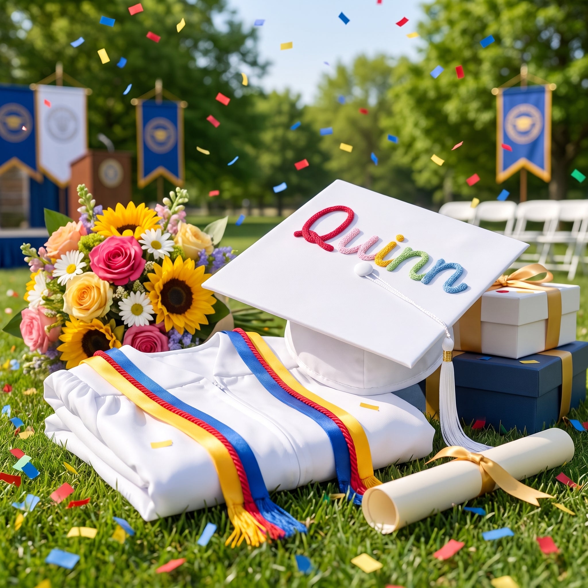 MamaRaya Personalized Kindergarten Grad Set