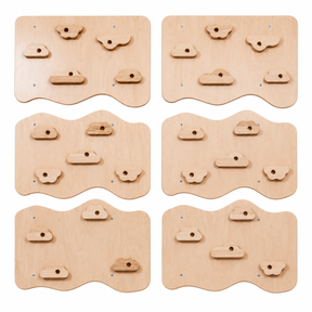 MamaRaya Wooden Kids Climbing Wall Indoor Play Gym