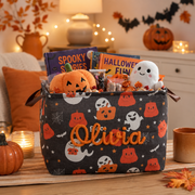 MamaRaya Personalized Halloween Boo Basket