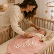 MamaRaya Personalized Baby Name Blanket