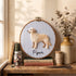 Mamaraya Personalized Felt Pet Portrait Hoop Art