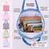 Mamaraya Personalized Name Tote Bag with Custom Yarn Lettering