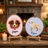Mamaraya Personalized Felt Pet Portrait Hoop Art