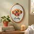 Mamaraya Personalized Felt Pet Portrait Hoop Art