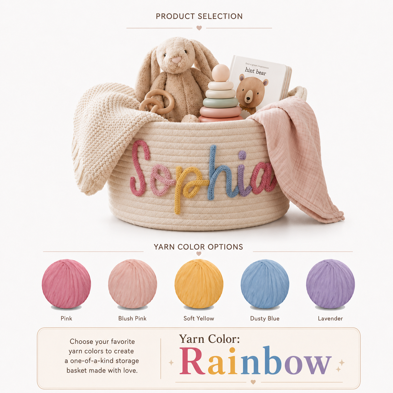MamaRaya Personalized Baby Gift Basket