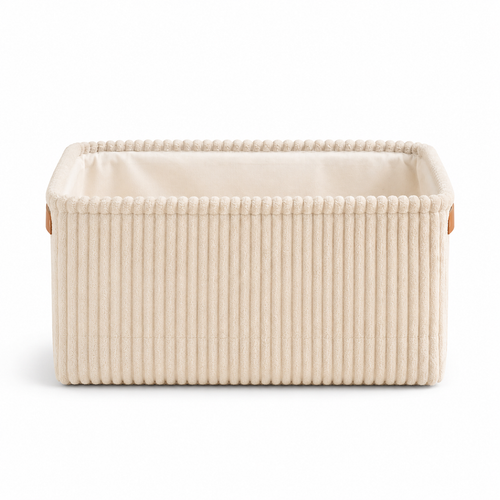 MamaRaya Personalized Corduroy Nursery Basket