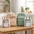 Mamaraya Personalized Corduroy 3-Piece School Bag Set
