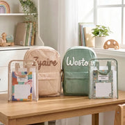 Mamaraya Personalized Corduroy 3-Piece School Bag Set