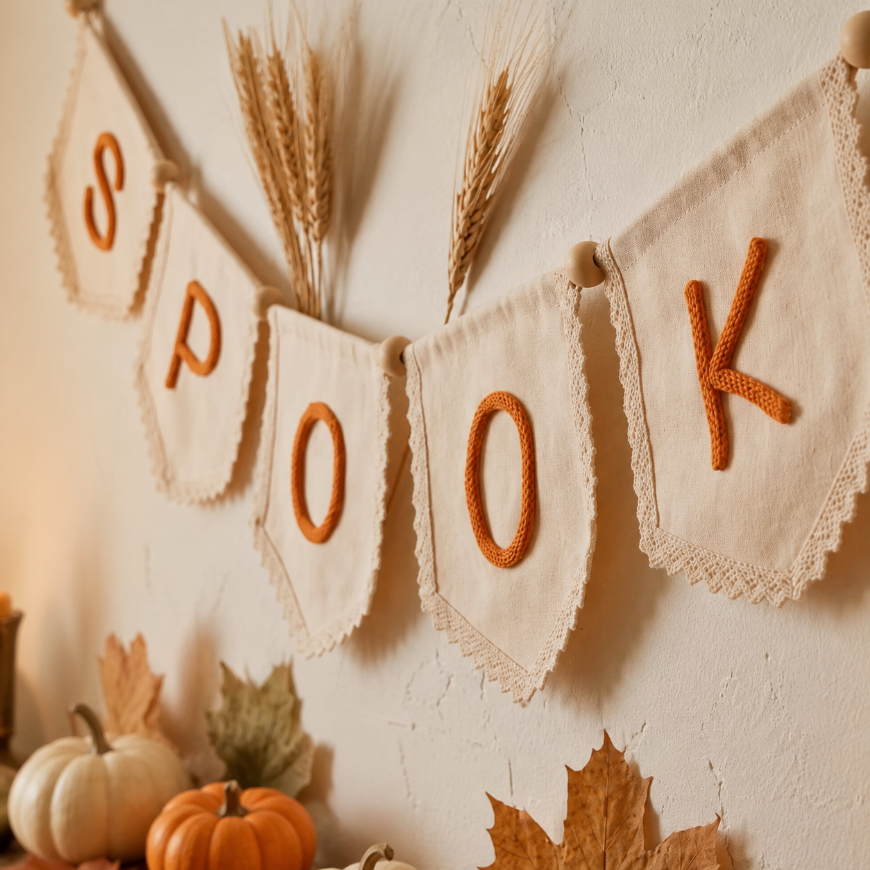 MamaRaya Personalized Halloween Canvas Banner