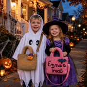 MamaRaya Personalized Corduroy Trick or Treat Bag