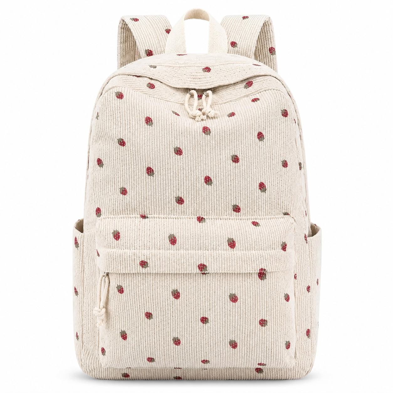 MamaRaya Personalized Patterned Corduroy Backpack