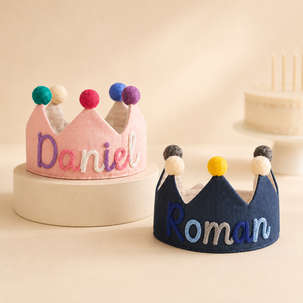 MamaRaya Personalized Birthday Crown Hat