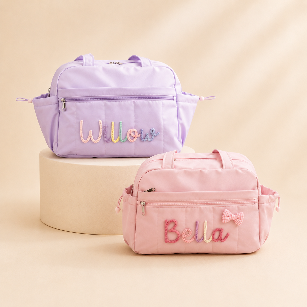 MamaRaya Personalized Diaper Bag for Travel