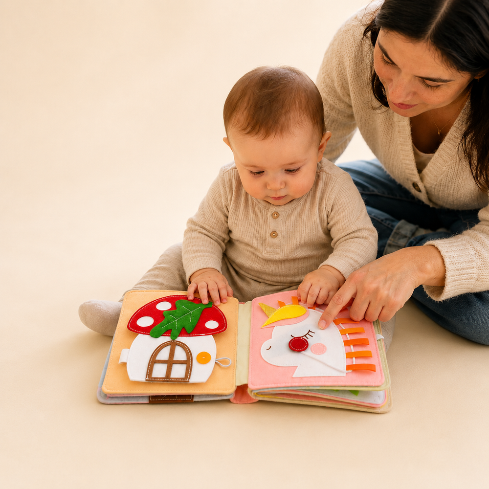 MamaRaya Personalized Felt Busy Book