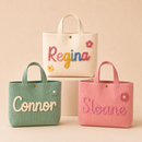 MamaRaya Personalized Kids Corduroy Tote
