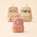 MamaRaya Personalized Patterned Corduroy Backpack