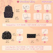 Mamaraya Personalized 3-Piece Kids Backpack Set