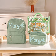 Mamaraya Personalized 3-Piece Backpack Set with A4 Folder