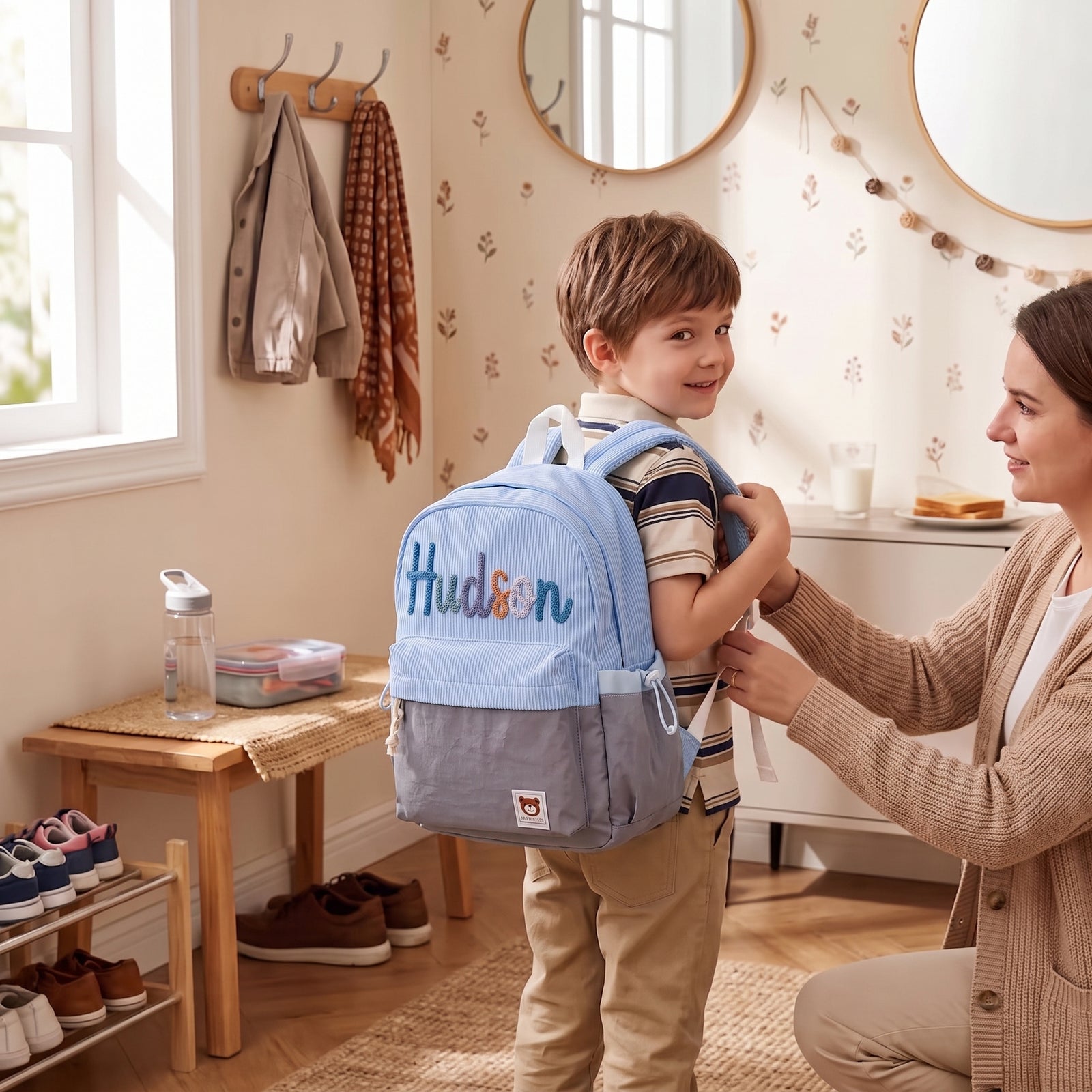 Mamaraya Personalized Kids Nylon Backpack