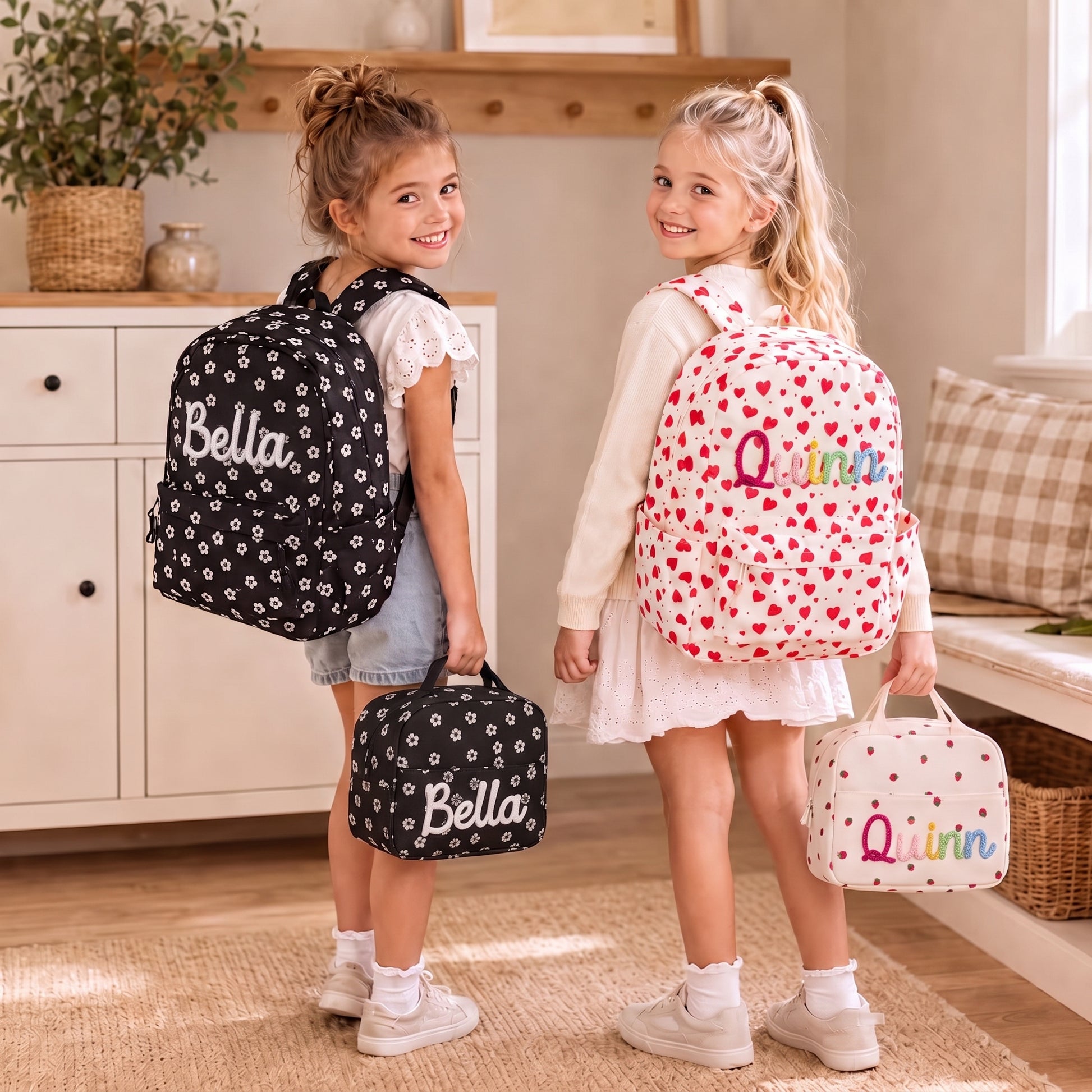 Mamaraya Personalized 3-Piece Kids Backpack Set