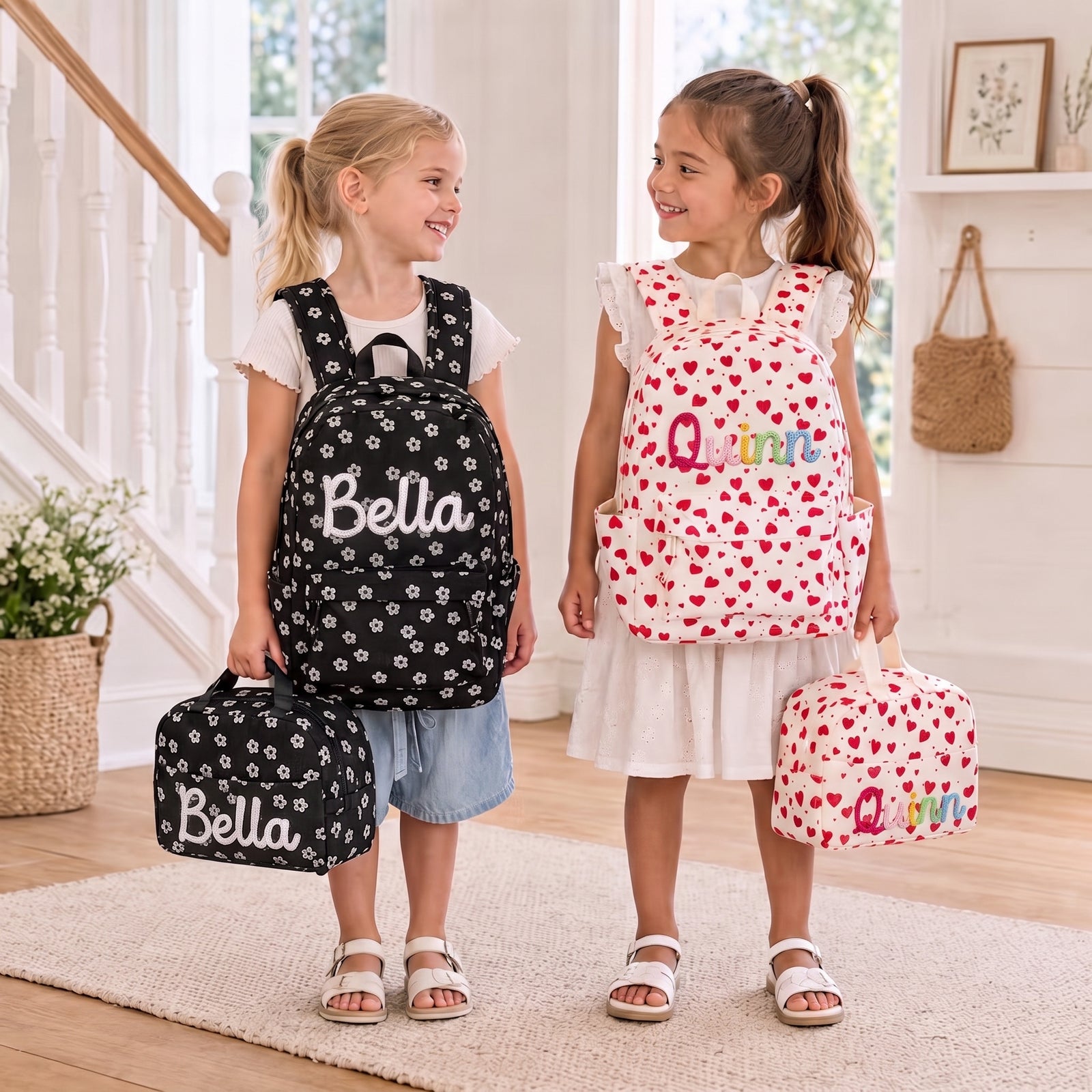Mamaraya Personalized 3-Piece Kids Backpack Set