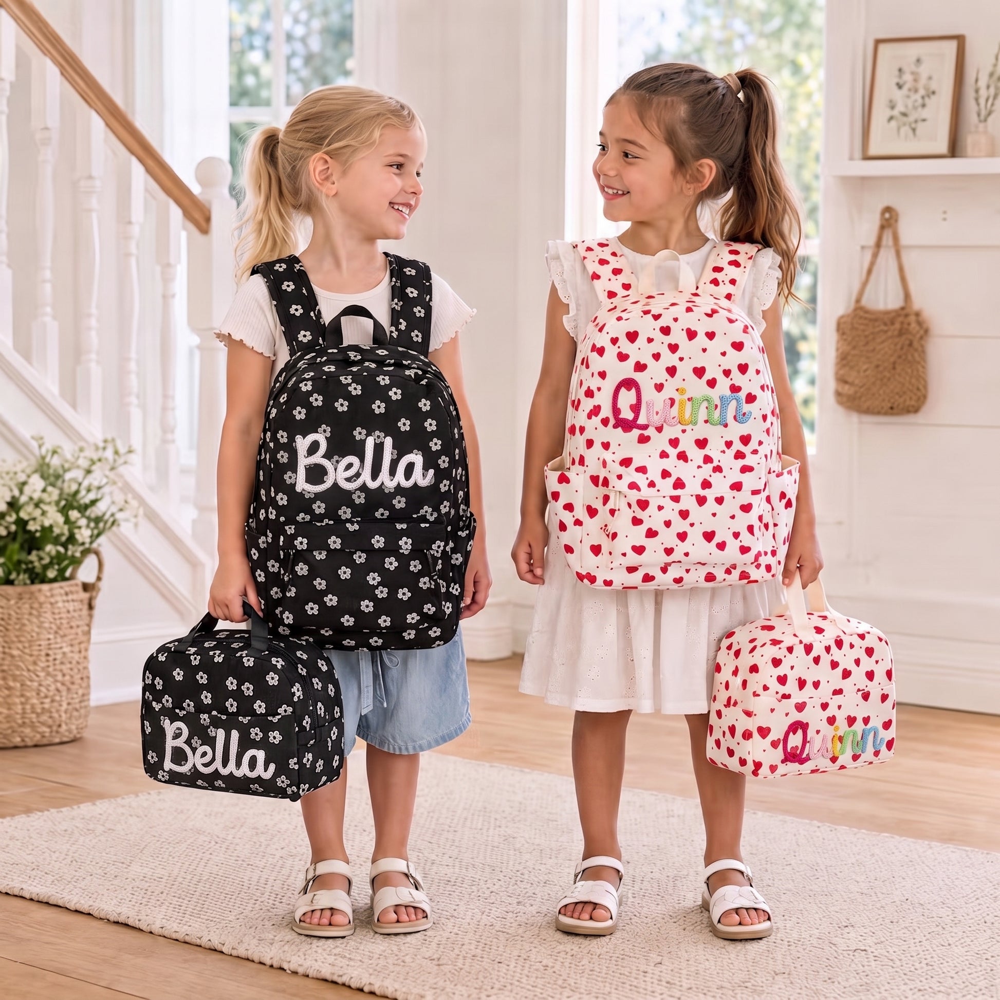 Mamaraya Personalized 3-Piece Kids Backpack Set
