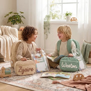 Mamaraya Personalized Corduroy 3-Piece School Bag Set