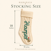 MamaRaya Personalized Christmas Stocking