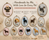 Mamaraya Personalized Felt Pet Portrait Hoop Art