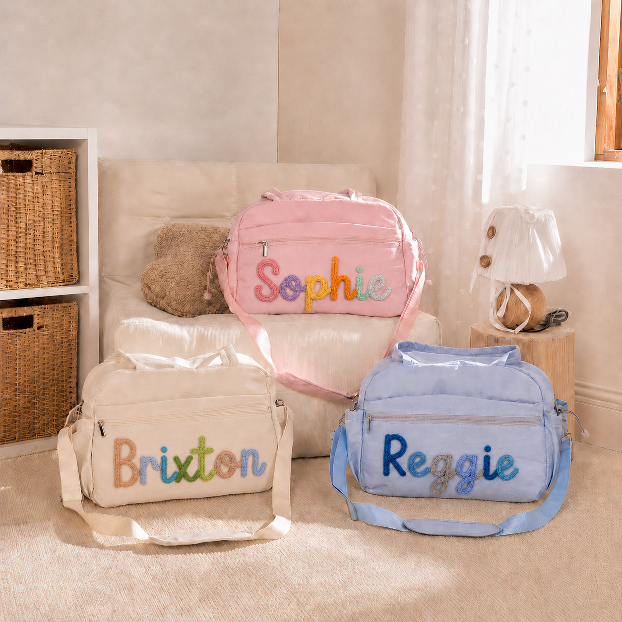 MamaRaya Personalized Diaper Bag for Travel
