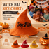 Mamaraya Personalized Halloween Witch Hat for Kids