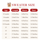 MamaRaya Personalized Baby Knit Sweater Custom Name Gift