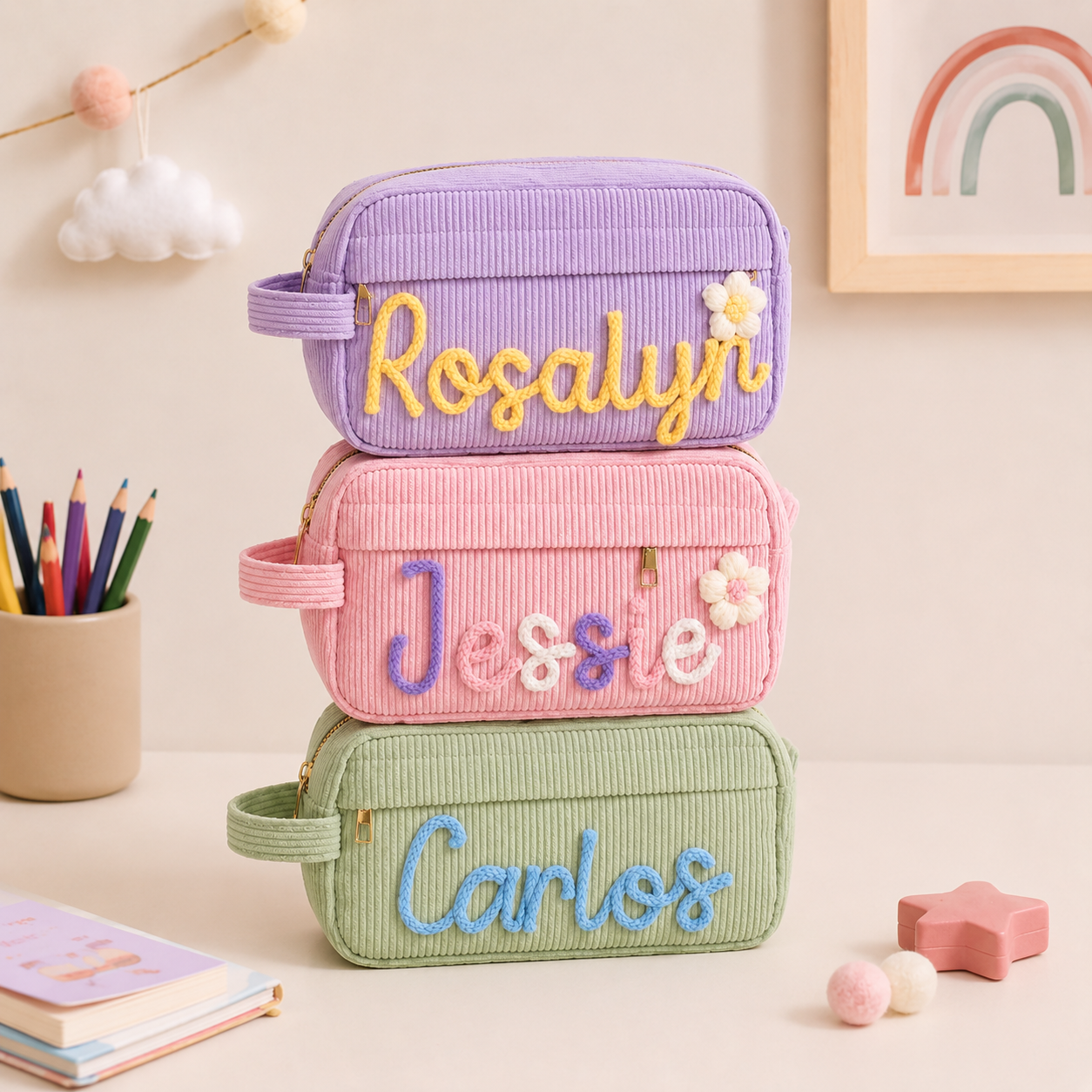 Kids stationery case gift for birthdays and school milestones