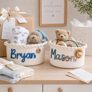 MamaRaya Personalized Baby Basket With Name