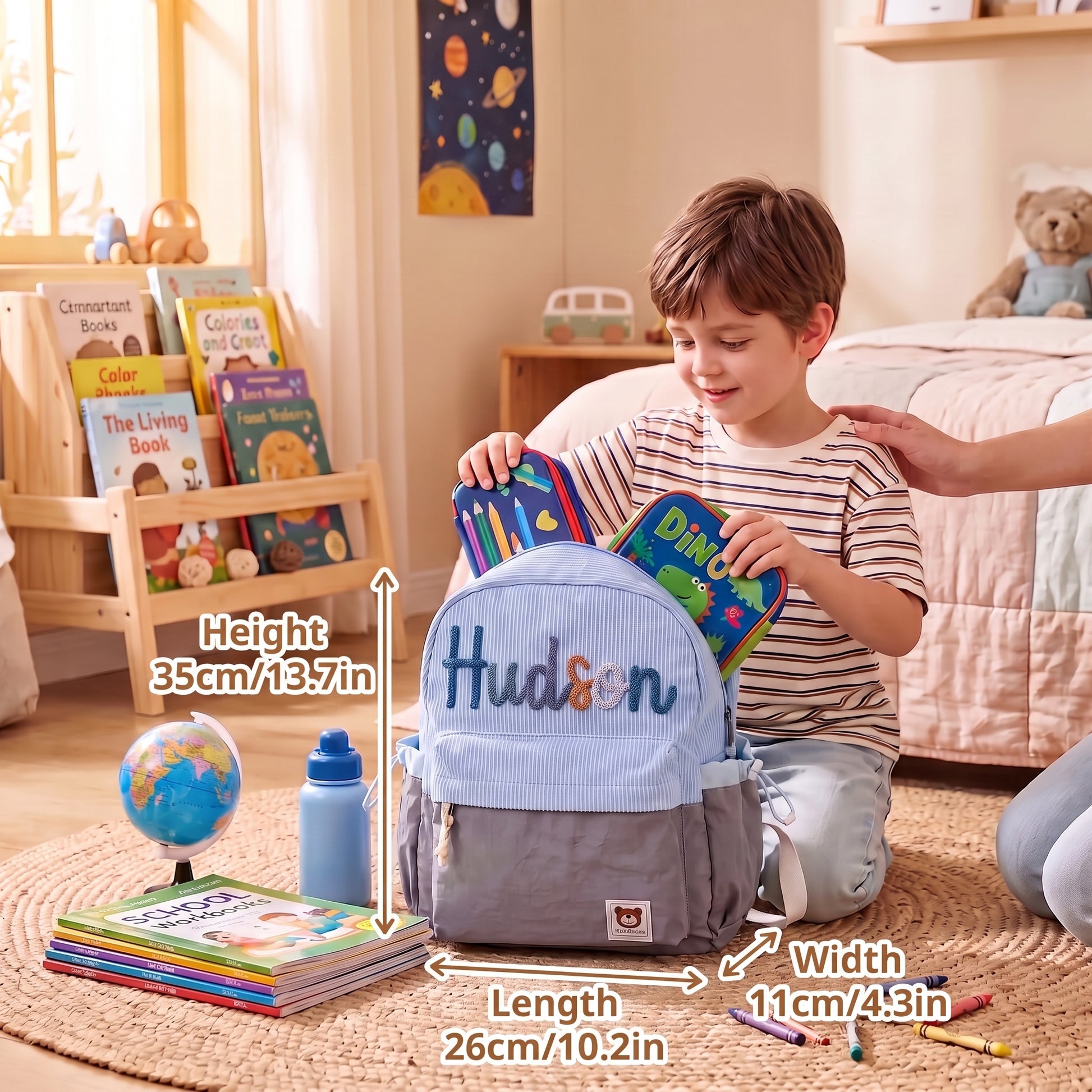 Mamaraya Personalized Kids Nylon Backpack