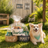 Handmade custom name dog baskets for pet toys and accessories