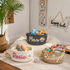 Personalized pet basket with custom name for dog toy organization
