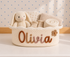 MamaRaya Personalized Cotton Rope Diaper Caddy