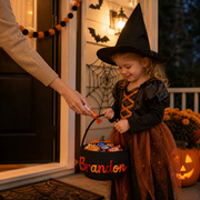 MamaRaya Personalized Halloween Trick or Treat Basket