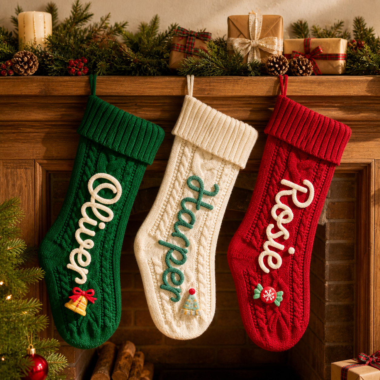 MamaRaya Personalized Christmas Stocking